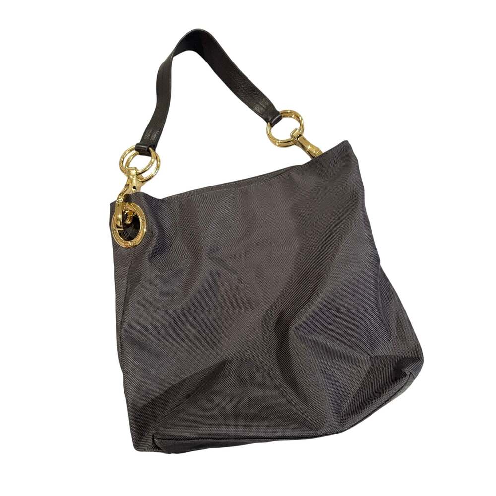 JPK Paris 75 Gray Nylon Shoulder Bag